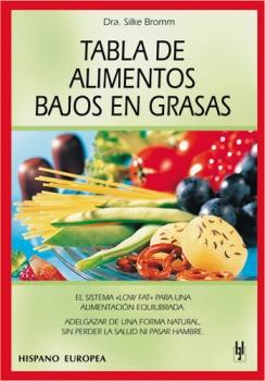 Foto Tabla de alimentos bajos en grasas - Hispano Europea foto 160112