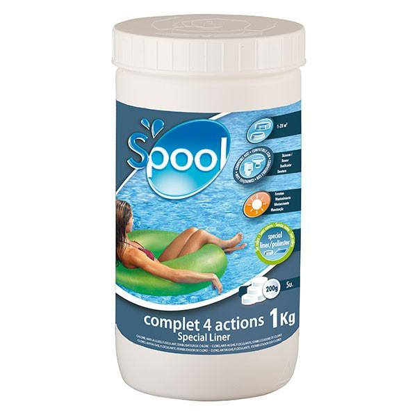 Foto Tabletas multiacción Complet 4 actions especial piscinas liner Spool