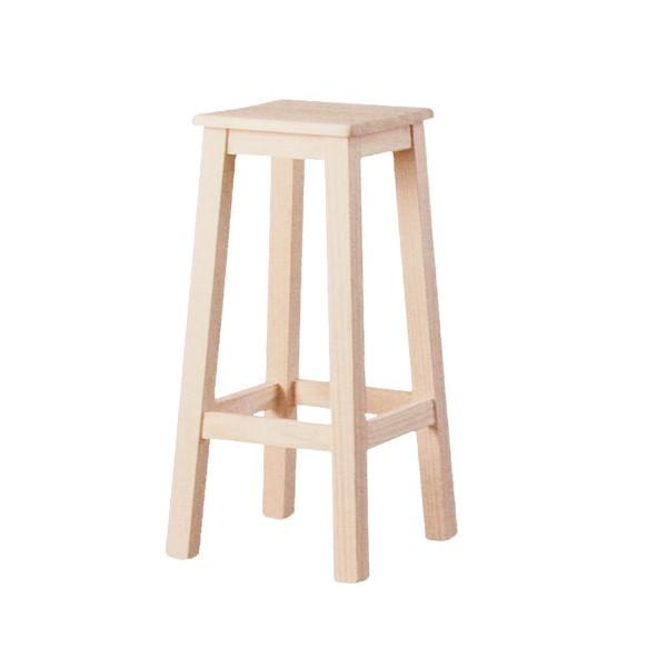 Foto Taburete alto liso asiento madera foto 320465