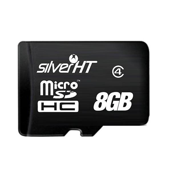 Foto Tarjeta de Memoria SilverHT MicroSDHC Clase 4 de 8 GB + lector USB foto 732669