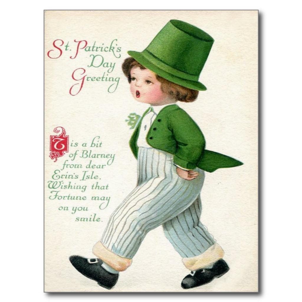 Foto Tarjeta del día de St Patrick del muchacho del Lep Postales foto 698313