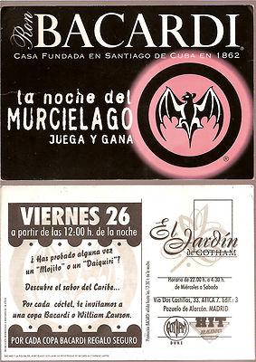 Foto Tarjeta Postal Invitacion Ron Bacardi foto 940428
