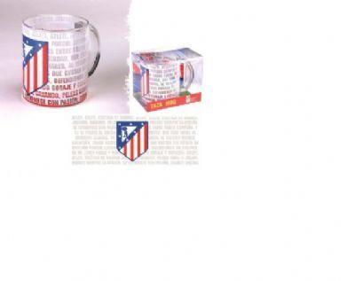 Foto Taza de cristal del Atletico de Madrid modelo Himno foto 928947