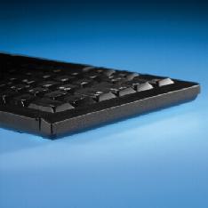 Foto teclado cherry tipo portatil con trackball usb negro foto 807220