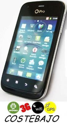 Foto telefono movil libre ipro i9350 3g dual sim android radio fm mp3 mp4 a gps negro foto 231243