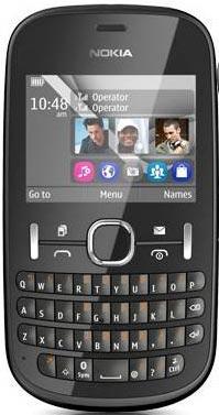 Foto Telefono Nokia Asha 200 Dual Sim Graphite Libre foto 421800