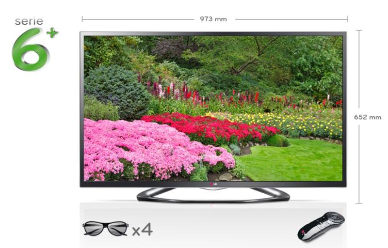 Foto Televisor LED 3D LG 42LA641S