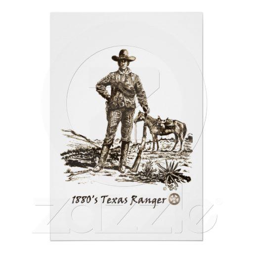 Foto Texas Rangers de los 1880's Impresiones foto 545908
