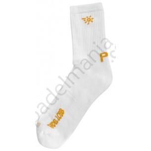 Foto Textil padel lobb calcetín coolmax sol blanco