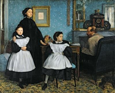 Foto The Bellelli Family, 1858-67 (oil on canvas).. - 100% Cotton Premi ... foto 828087