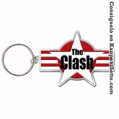 Foto The Clash Llavero MetÁlico Star Logo foto 504584