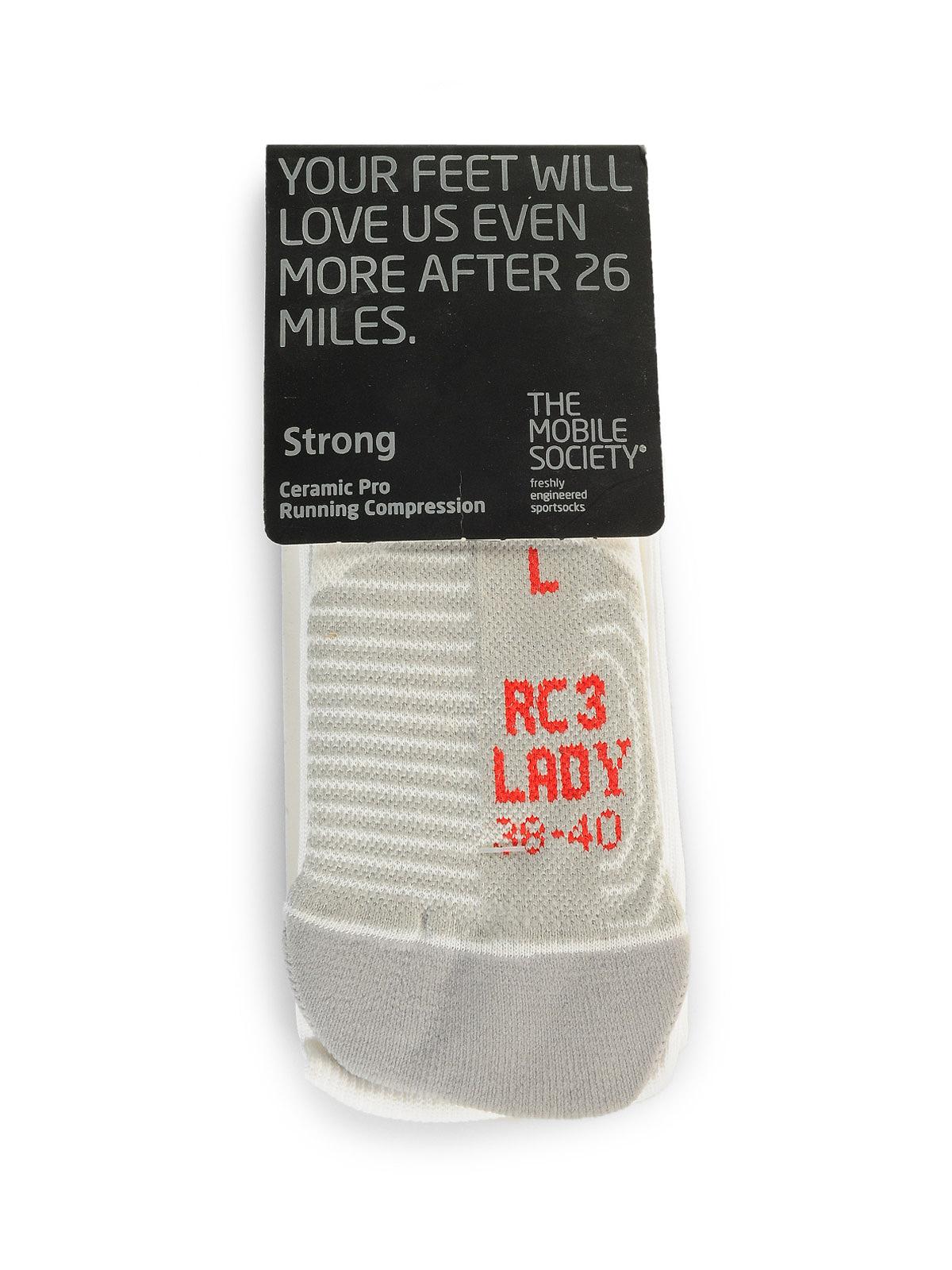 Foto The Mobile Society Calcetines largos ergonómicos blanco/gris EU: 41-43