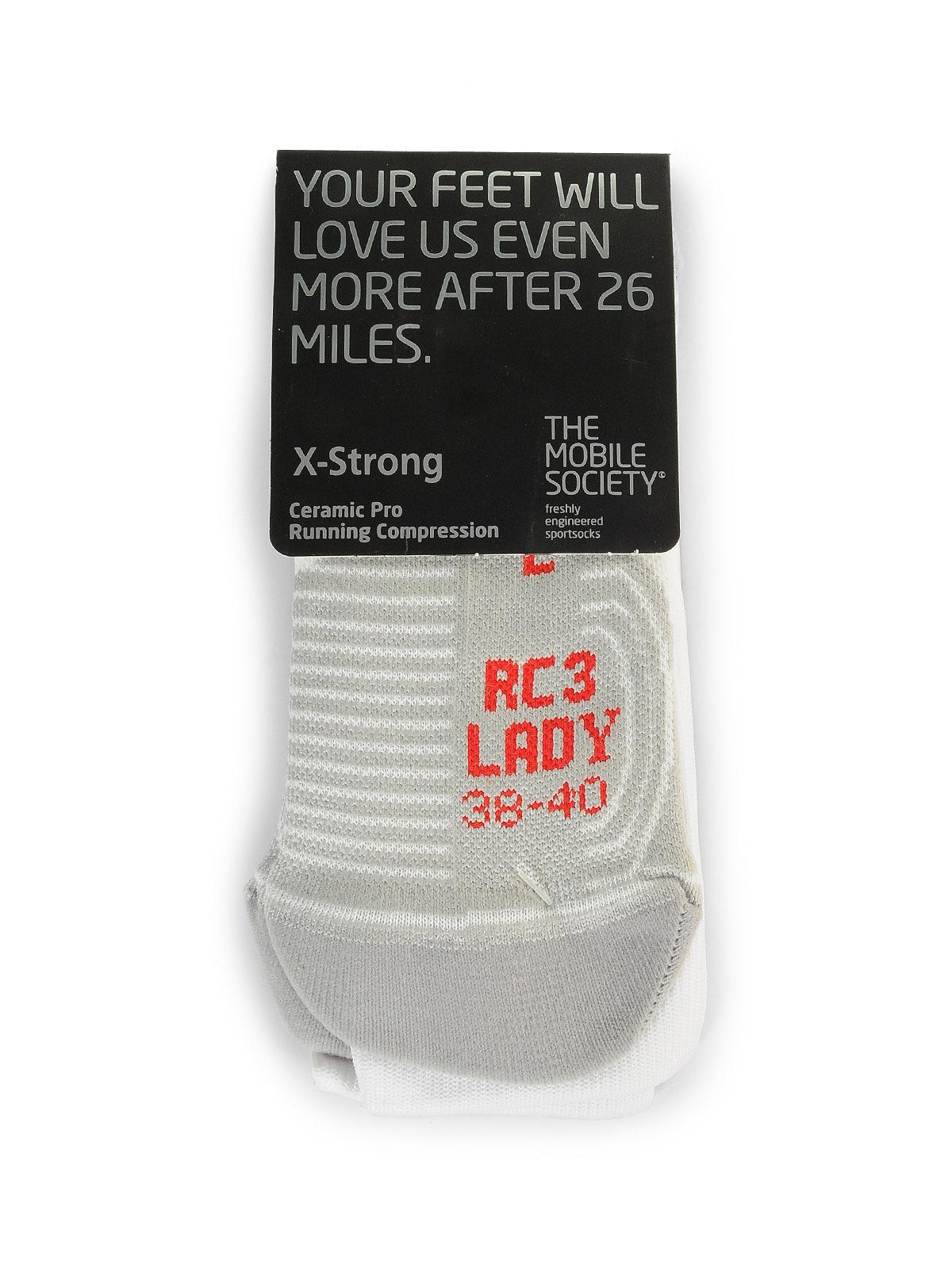 Foto The Mobile Society Calcetines largos ergonómicos gris/blanco EU: 35-37