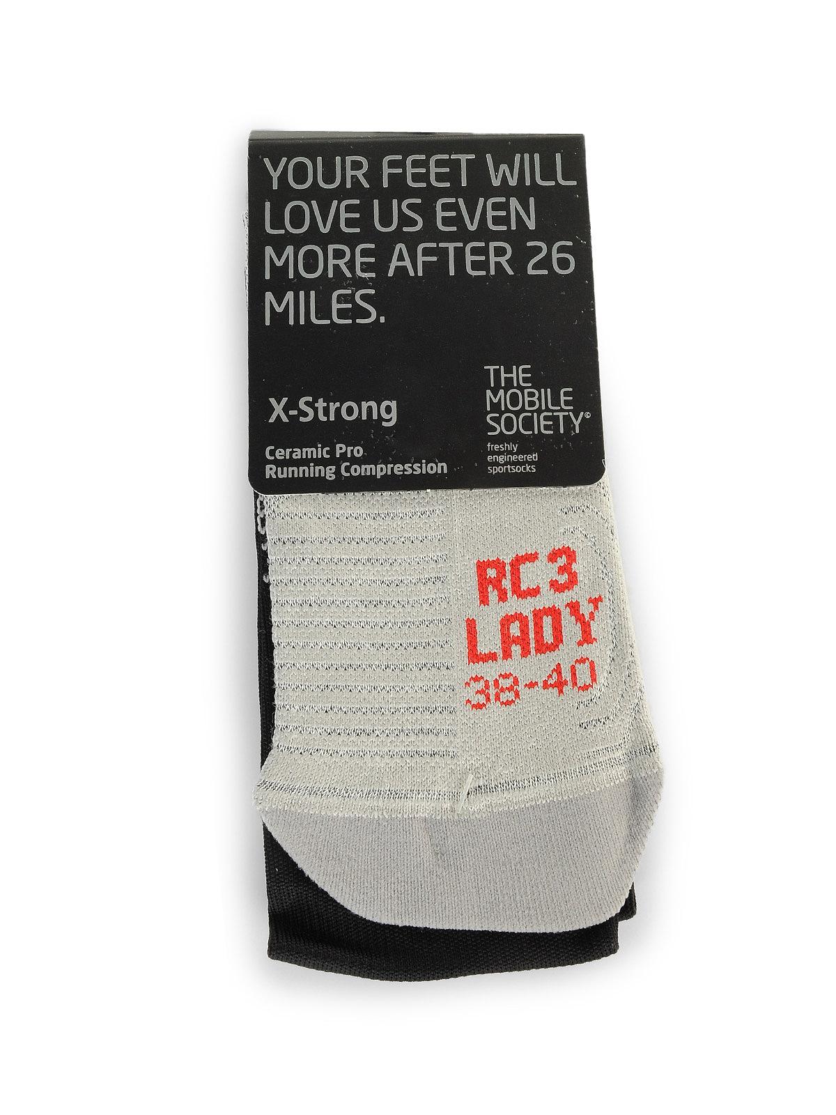 Foto The Mobile Society Calcetines largos ergonómicos gris/negro EU: 38-40