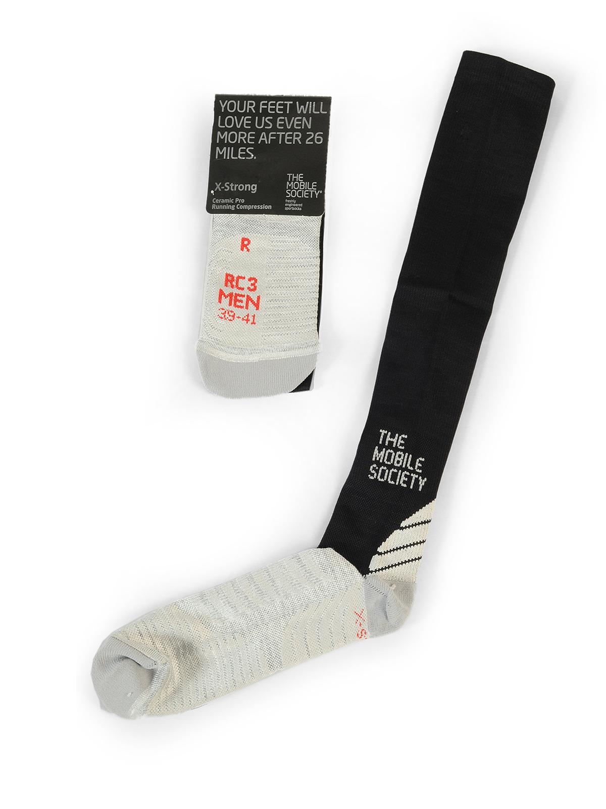 Foto The Mobile Society Calcetines largos ergonómicos gris/negro EU: 39-41