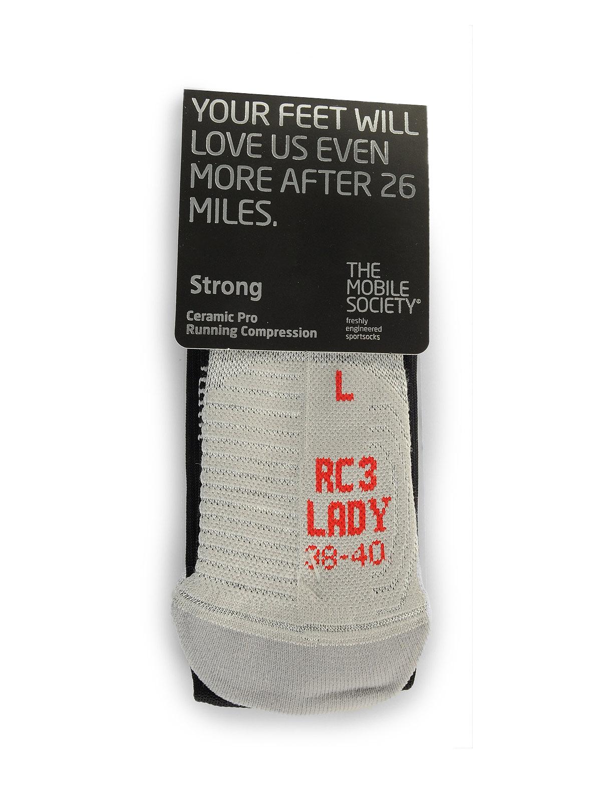 Foto The Mobile Society Calcetines largos ergonómicos negro/gris EU: 38-40