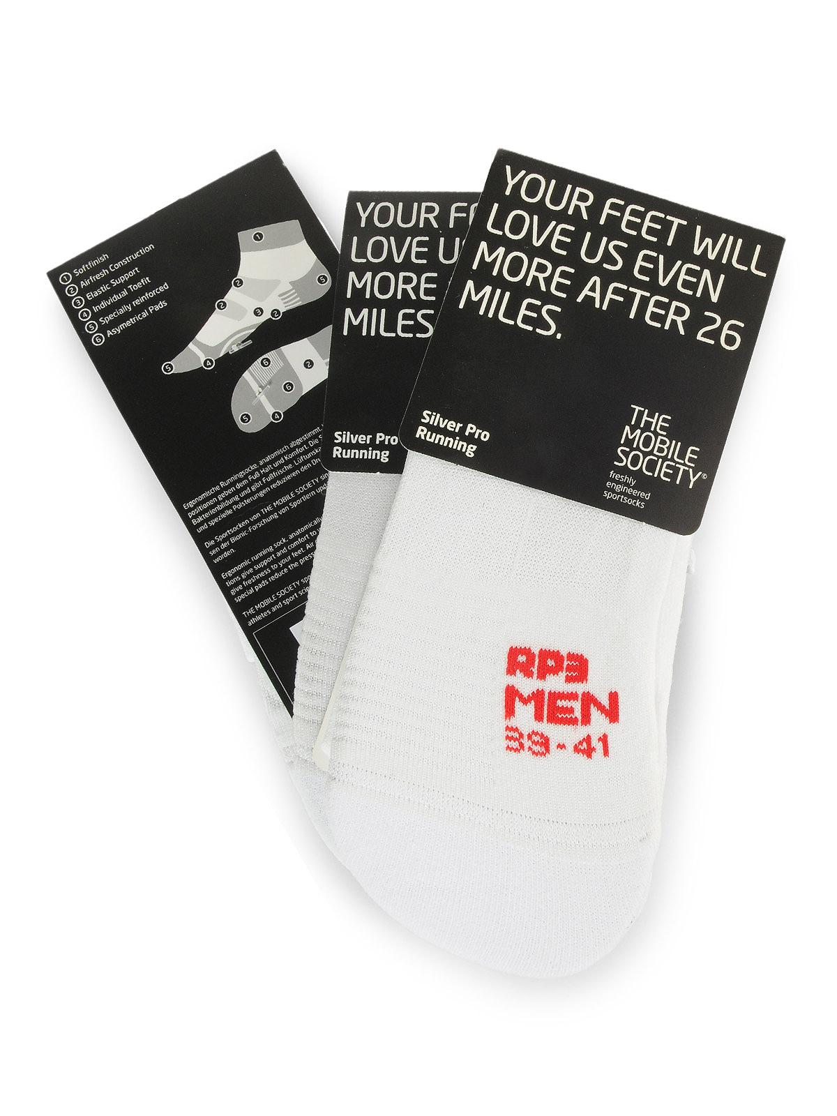 Foto The Mobile Society Lote 3 pares de calcetines blanco EU: 39-41