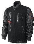 Foto The Nike Infamous Destroyer Men's Jacket features leather sleeves for foto 710251