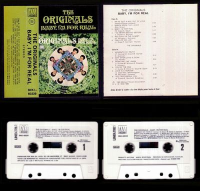 Foto The Originals - Baby I'm For Real - Spain Cassette Motown 1986 - Sealed foto 753962