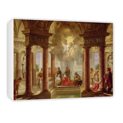 Foto The Pool of Bethesda, 1645 (oil on panel) by.. - Art Canvas foto 576928