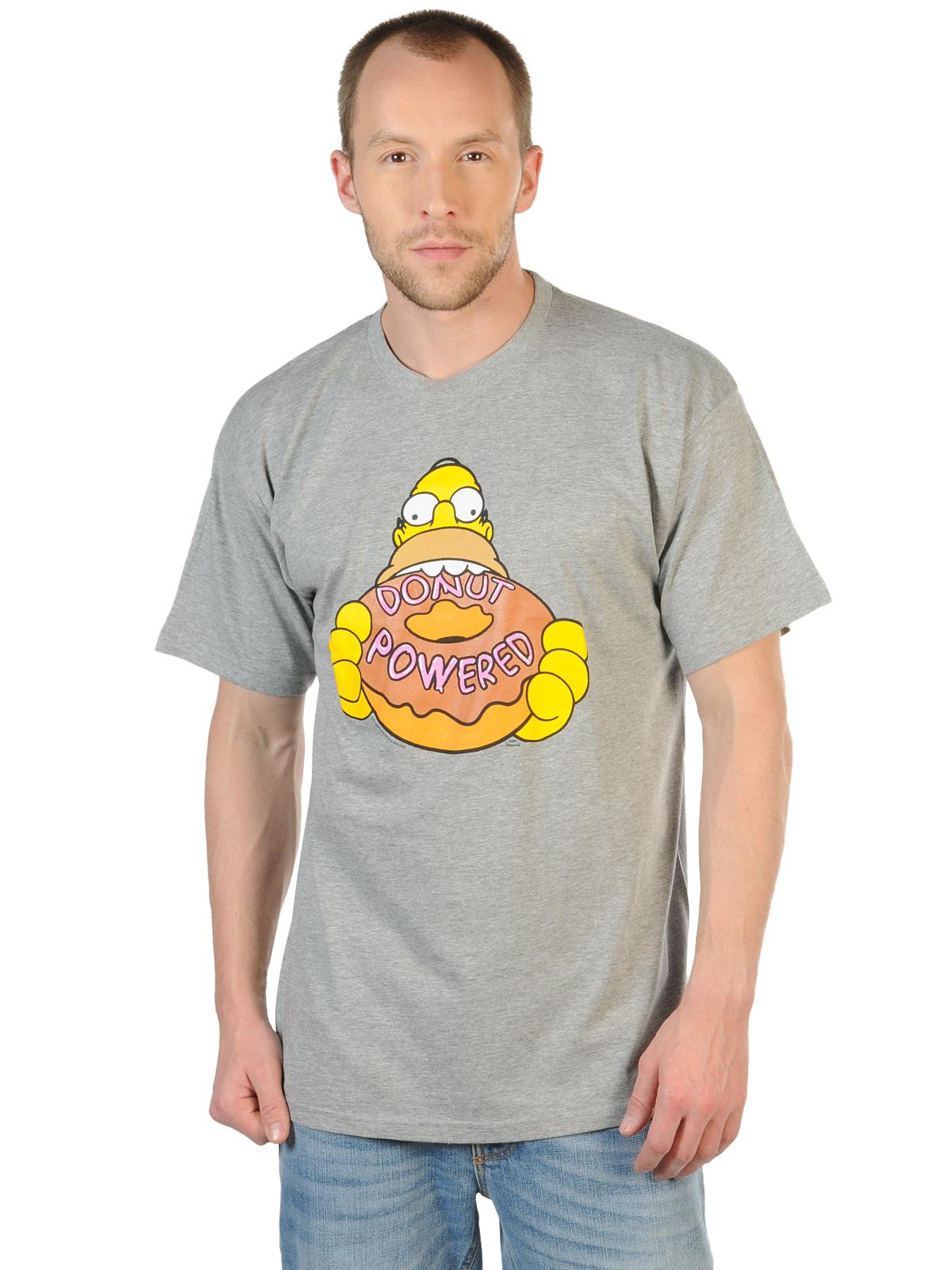 Foto The Simpsons Camiseta gris S