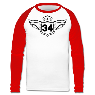 Foto Thirty Four Camiseta Raglan Manga Larga Niños