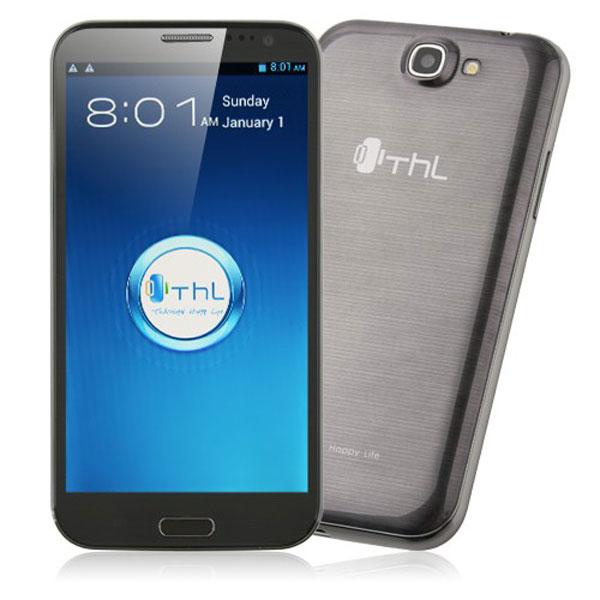 Foto ThL W7 + W7S Móvil MTK6589 Quad Core Android 4.1 5.7 pulgadas HD IPS pantalla 1GB/4GB Negro