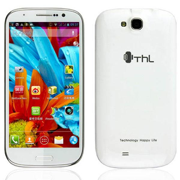 Foto ThL W8 + 5.0 pulgadas 1080p FHD Pantalla Móvil Android 4.2 MTK6589 Quad Core 16G Blanco