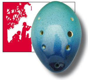 Foto Thomann Ocarina 7H G Contrab. Shell BB