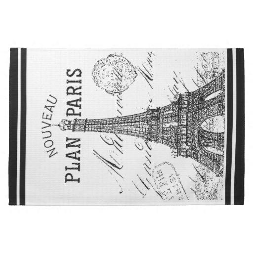 Foto Toalla de cocina de la torre Eiffel de París foto 509523