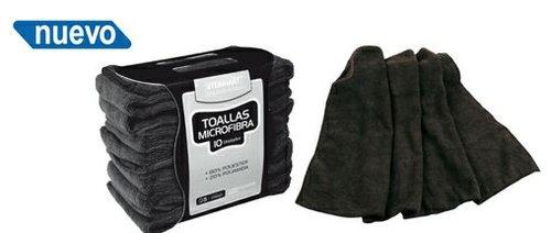 Foto Toalla Steinhart Microfibra Negra 40X75 (10 Uds.)