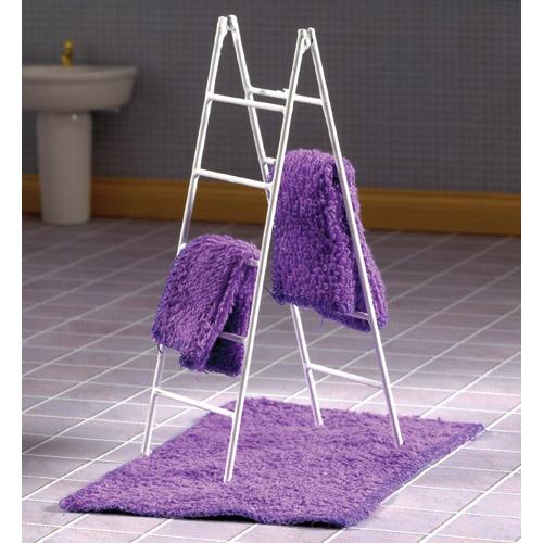 Foto Toallas de baño púrpura, 3 piezas - miniaturas - casas de...