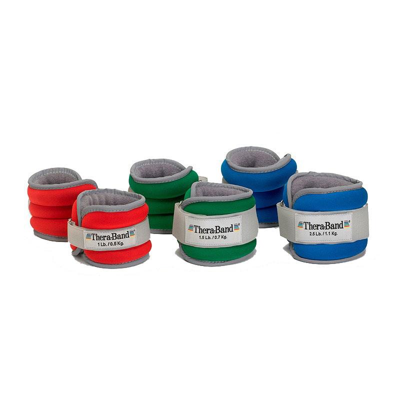 Foto Tobillera-muñequera Thera-Band azul 1,13 kg.