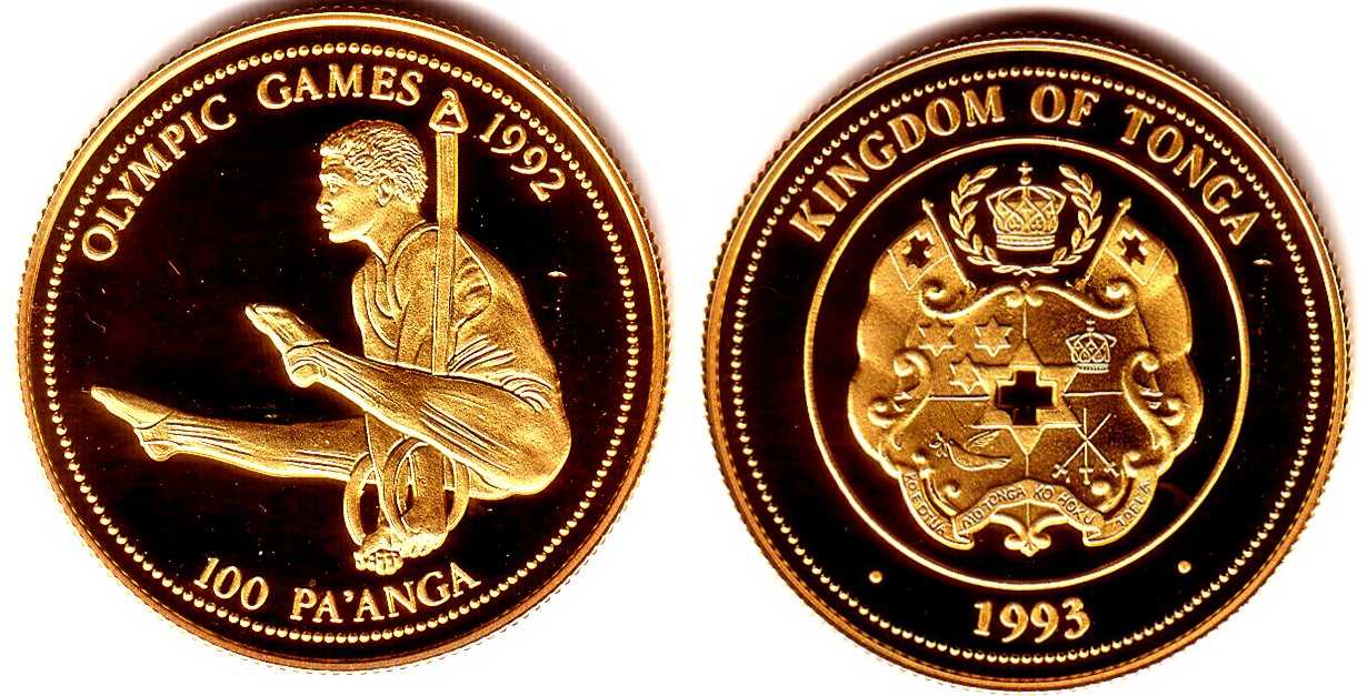 Foto Tonga 100 Paanga 1993