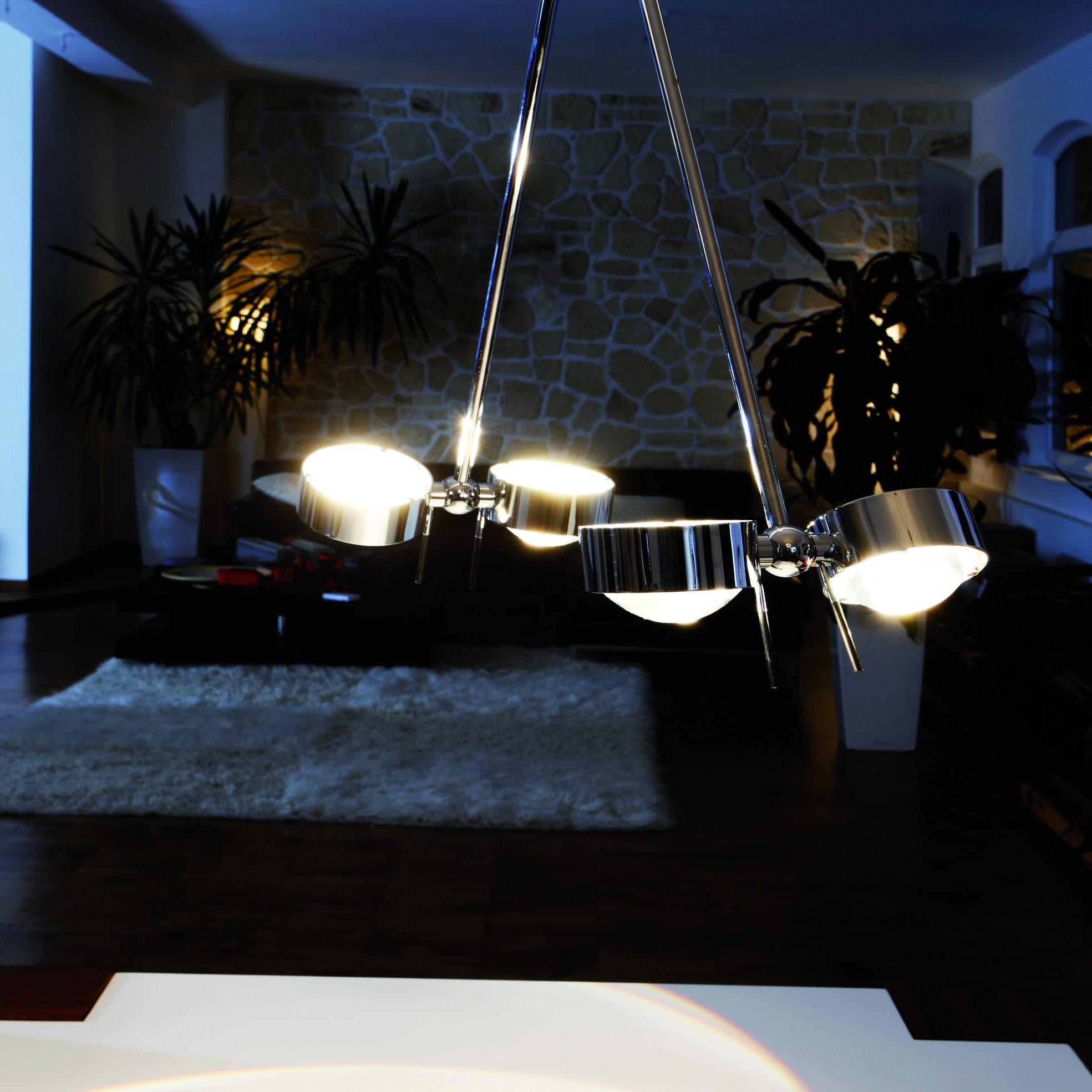Foto Top Light Puk Ceiling Sister Twin 40 cm glass/glass