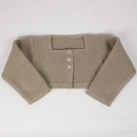 Foto Torera de punto beige