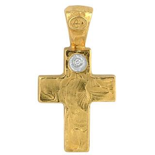 Foto Torrini Collares, Cruz Oro 18K con Diamante