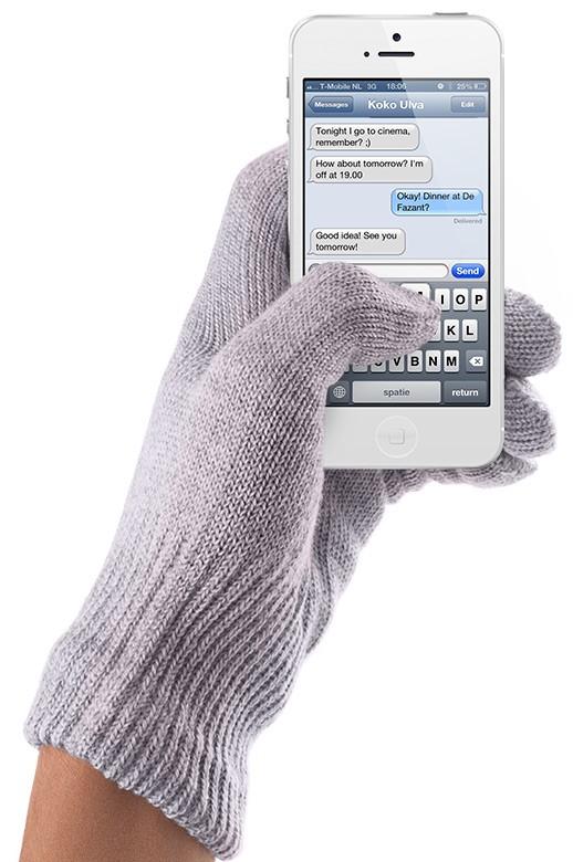 Foto Touchscreen gloves Lavender - Unisex (S/M) foto 47581