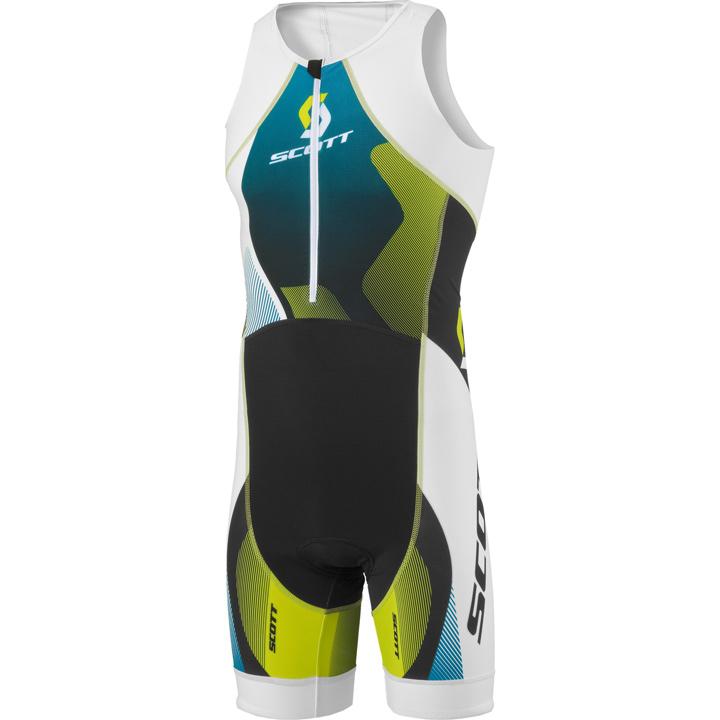 Foto Traje triatlón Scott Plasma azul-verde claro