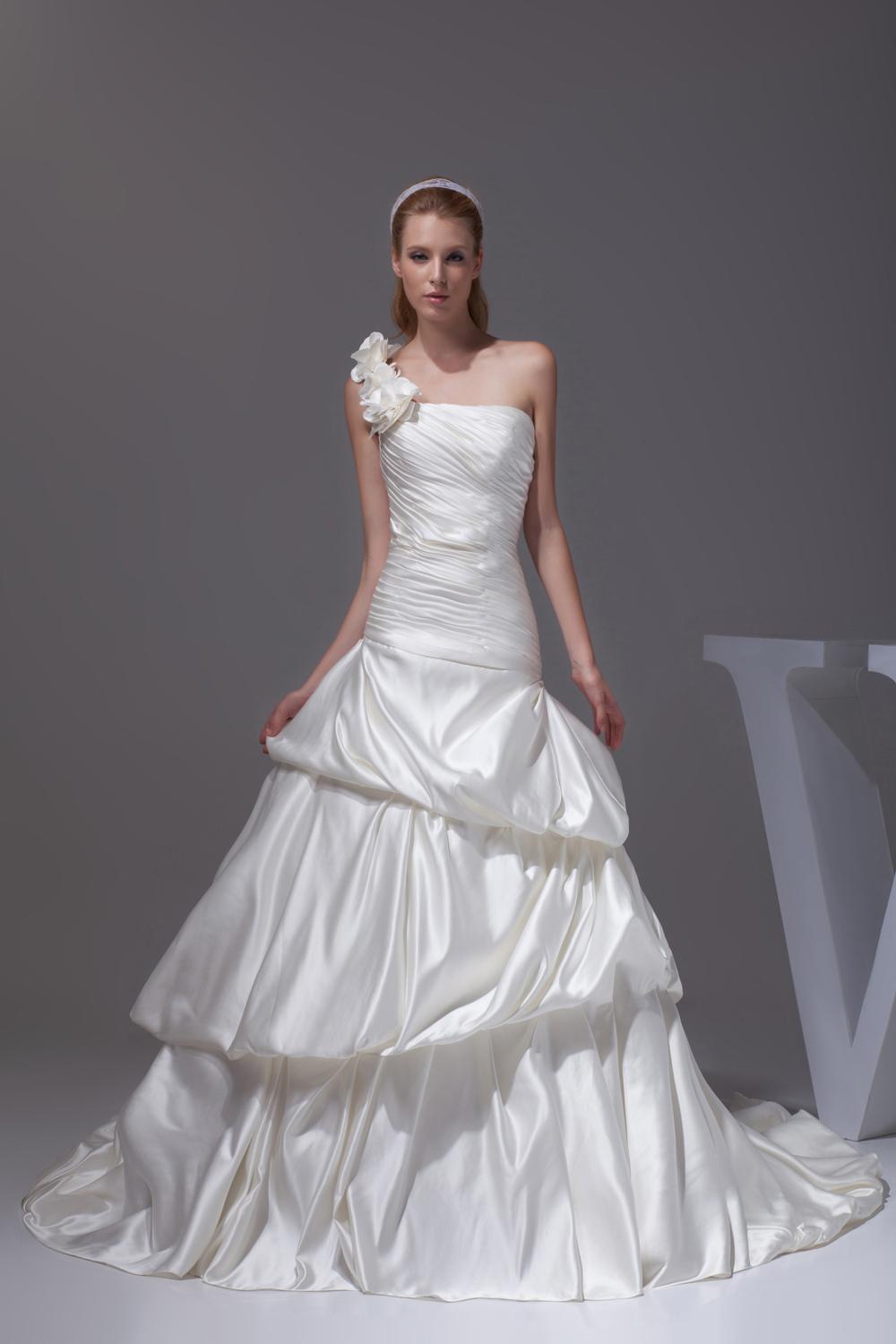 Foto Trajes de Novia Original Largos Marfiles Satén