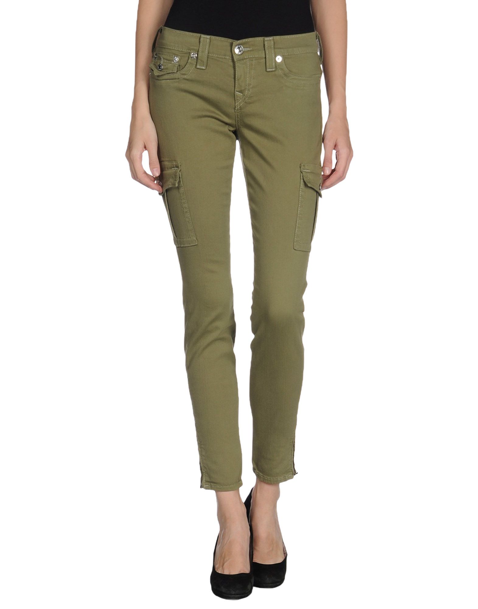 Foto True Religion Pantalones Mujer Verde militar