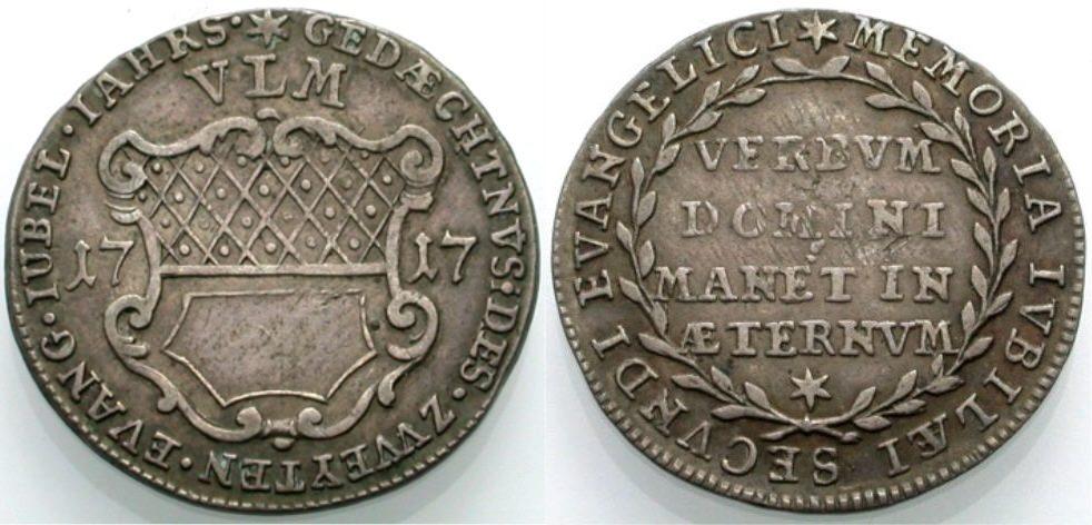Foto Ulm Silberabschlag des Dukaten 1717 foto 896224