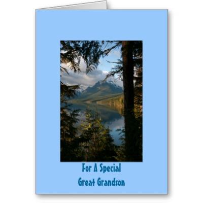 Foto Un grande especial - nieto, lago glacial y montaña Felicitación foto 282182