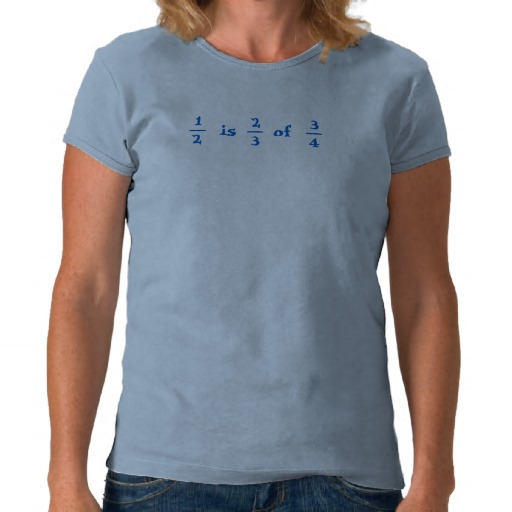 Foto una mitad es dos tercios… Camiseta foto 587353