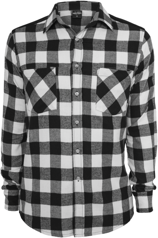 Foto Urban Classics: Cord Patched Checked Flanell Shirt - Camisa foto 924532