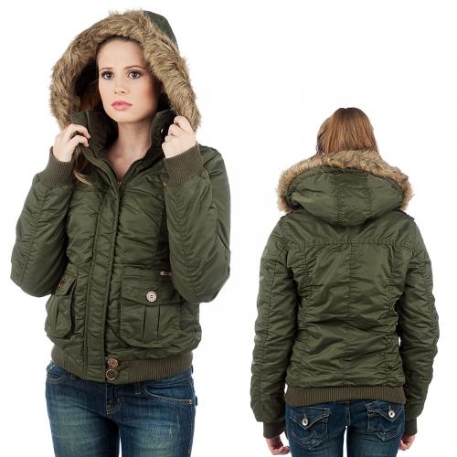 Foto Urban Surface Crazy Bomber Chaqueta Hay verde talla XL foto 155288