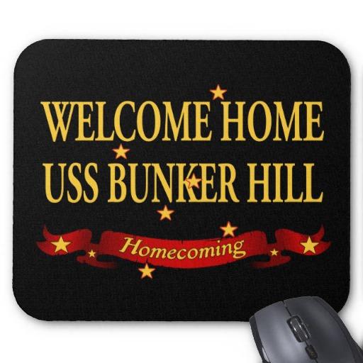 Foto USS Bunker Hill casero agradable Alfombrilla De Ratones foto 567654