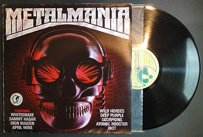 Foto V/a Metalmania - Spain Lp 1980 Iron Maiden Deep Purple Riot ' Vg+ foto 324686