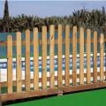 Foto Valla de Madera Forma Arco 0.8 0.95X2.10