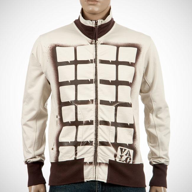 Foto Valo Bubble Track Zip Jacket Brown/creme foto 921270
